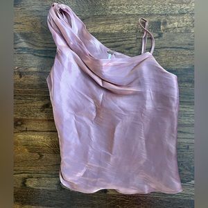 Free people shimmer silk top